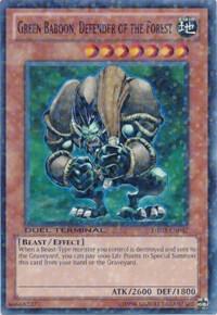 Green Baboon, Defender of the Forest DT03-EN057 card from Duel Terminal 3