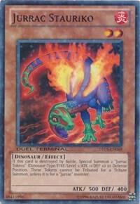 Jurrac Stauriko DT03-EN069 card from Duel Terminal 3