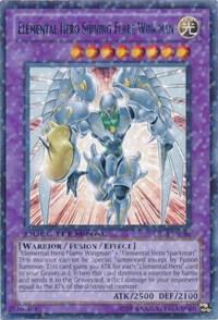 Elemental Hero Shining Flare Wingman DT03-EN086 card from Duel Terminal 3