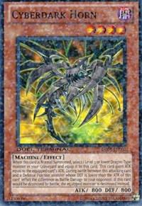 Cyberdark Horn DT04-EN002 card from Duel Terminal 4