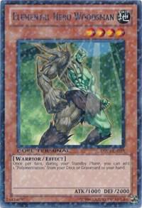 Elemental Hero Woodsman DT04-EN058 card from Duel Terminal 4