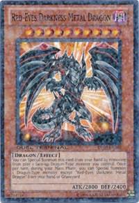 Red-Eyes Darkness Metal Dragon DT04-EN060 card from Duel Terminal 4