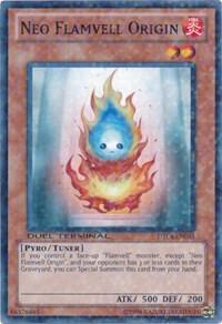 Neo Flamvell Origin DT04-EN061 card from Duel Terminal 4