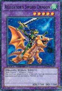 Alligator's Sword Dragon DT04-EN086 card from Duel Terminal 4