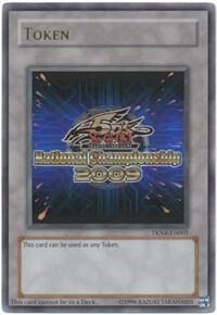 Yu-Gi-Oh 5D's 2009 National Championship Token TKN4-EN001 card from Yu-Gi-Oh! Tokens