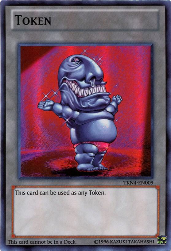 Token: Ojama (Black) TKN4-EN009 card from Yu-Gi-Oh! Tokens