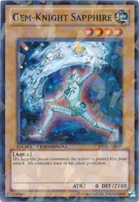 Gem-Knight Sapphire DT05-EN017 card from Duel Terminal 5