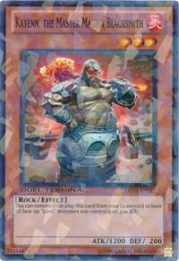 Kayenn, the Master Magma Blacksmith DT05-EN027 card from Duel Terminal 5