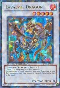 Lavalval Dragon DT05-EN037 card from Duel Terminal 5