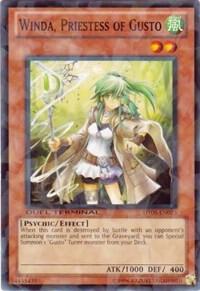 Winda, Priestess of Gusto DT05-EN073 card from Duel Terminal 5