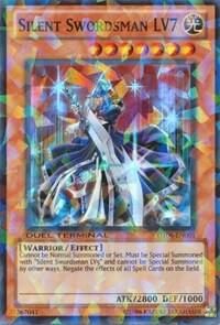 Silent Swordsman LV7 DT06-EN001 card from Duel Terminal 6