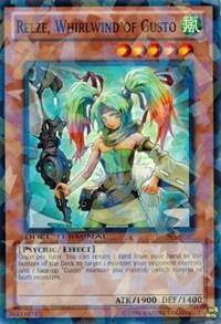 Reeze, Whirlwind of Gusto DT06-EN027 card from Duel Terminal 6