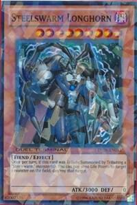 Steelswarm Longhorn DT06-EN031 card from Duel Terminal 6