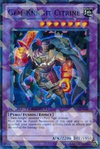 Gem-Knight Citrine DT06-EN035 card from Duel Terminal 6