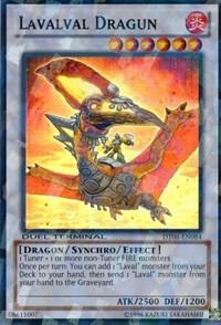 Lavalval Dragun DT06-EN084 card from Duel Terminal 6