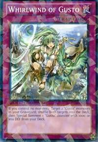 Whirlwind of Gusto DT06-EN100 card from Duel Terminal 6