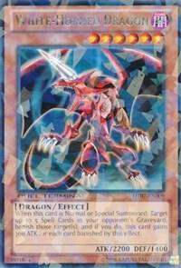White-Horned Dragon DT07-EN009 card from Duel Terminal 7