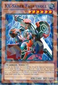 XX-Saber Faultroll DT07-EN013 card from Duel Terminal 7