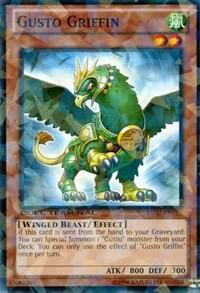 Gusto Griffin DT07-EN017 card from Duel Terminal 7