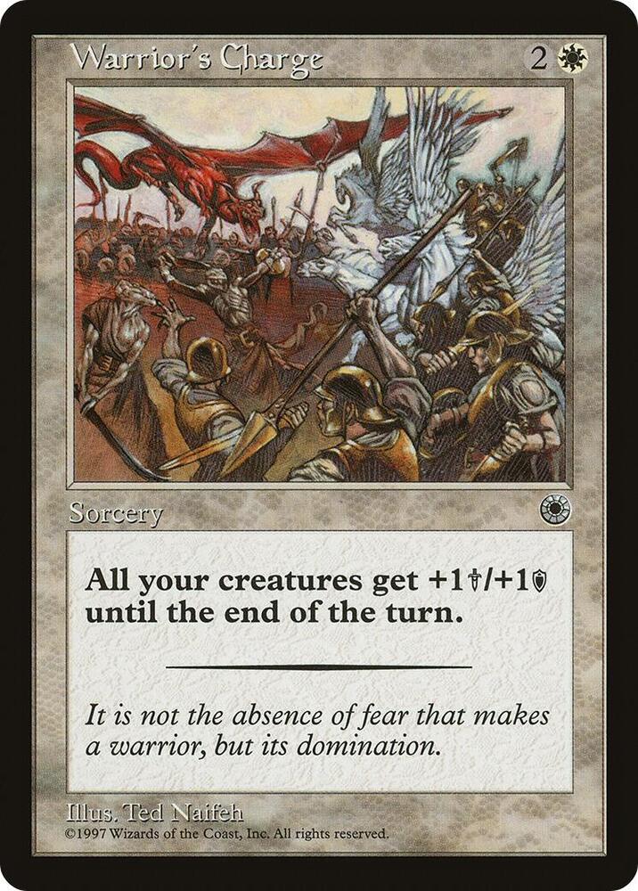 Warrior's Charge (Flavor Text) card from Portal