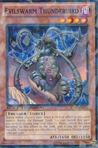 Evilswarm Thunderbird DT07-EN075 card from Duel Terminal 7