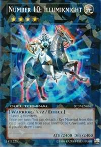 Number 10: Illumiknight DT07-EN086 card from Duel Terminal 7