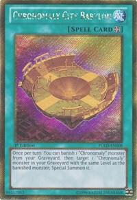 Chronomaly City Babylon PGLD-EN008 card from Premium Gold