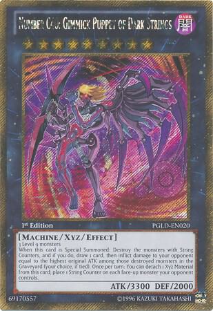 Number C40: Gimmick Puppet of Dark Strings PGLD-EN020 card from Premium Gold
