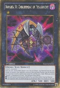 Number 31: Embodiment of Punishment PGLD-EN024 card from Premium Gold