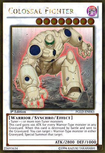 Colossal Fighter PGLD-EN043 card from Premium Gold