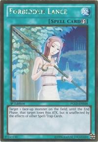 Forbidden Lance PGLD-EN048 card from Premium Gold