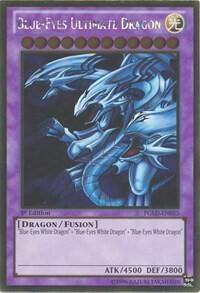 Blue-Eyes Ultimate Dragon PGLD-EN055 card from Premium Gold