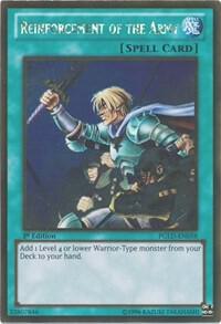 Reinforcement of the Army PGLD-EN058 card from Premium Gold
