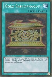 Gold Sarcophagus PGLD-EN068 card from Premium Gold