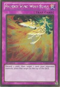 Phoenix Wing Wind Blast PGLD-EN070 card from Premium Gold