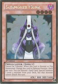 Summoner Monk PGLD-EN089 card from Premium Gold
