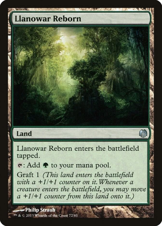 Llanowar Reborn 72 card from Duel Decks: Heroes vs. Monsters