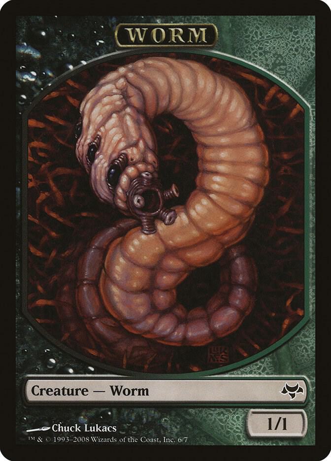 Worm Token 6 card from Eventide