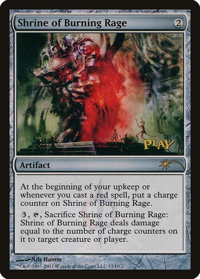 Shrine of Burning Rage 73 card from WPN & Gateway Promos