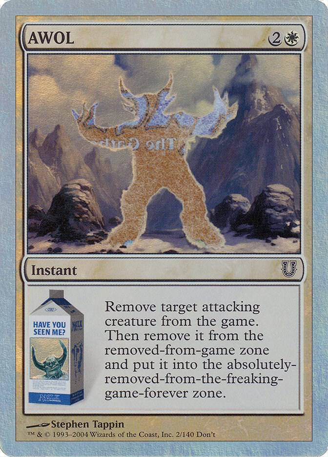 AWOL (Alternate Foil) 2 card from Unhinged
