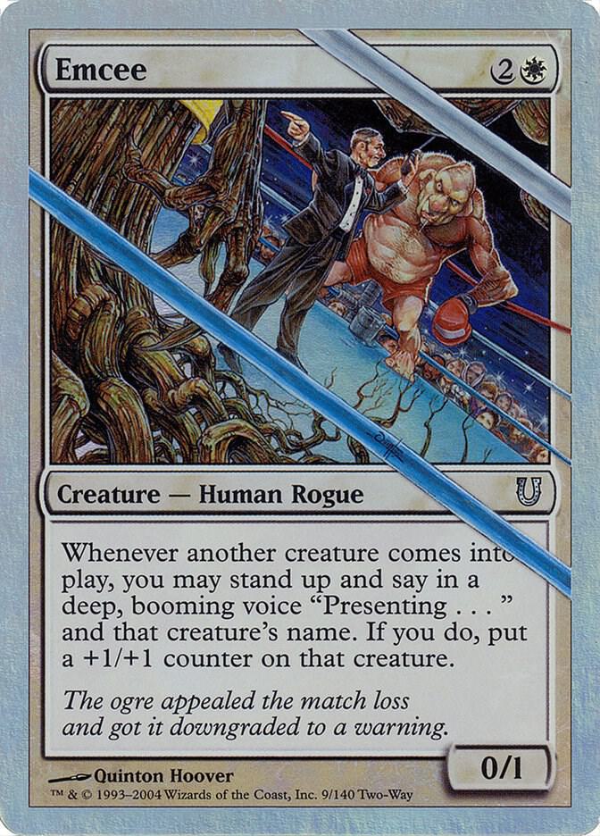 Emcee (Alternate Foil) 9 card from Unhinged