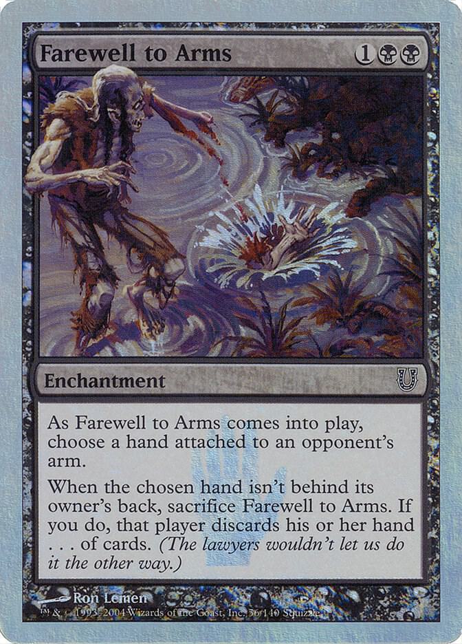 Farewell to Arms (Alternate Foil) 56 card from Unhinged