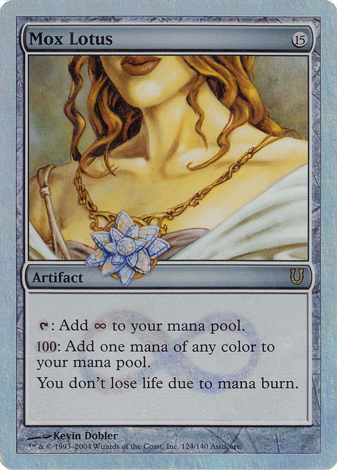 Mox Lotus (Alternate Foil) 124 card from Unhinged