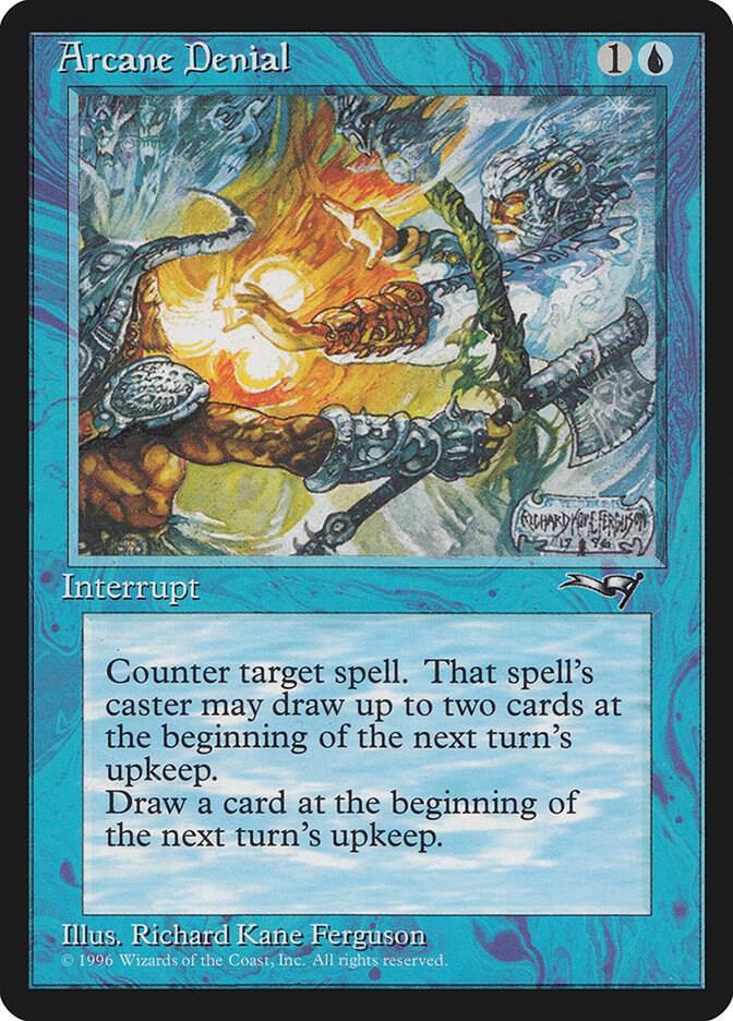 Arcane Denial (Axe) 33 card from Alliances