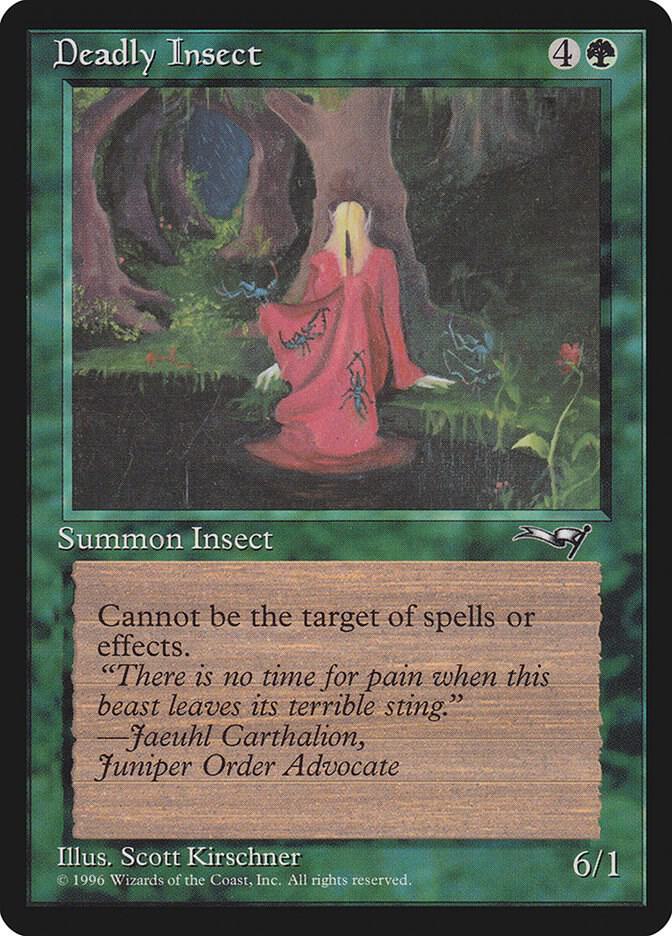 Deadly Insect (Red Robe) 65 card from Alliances