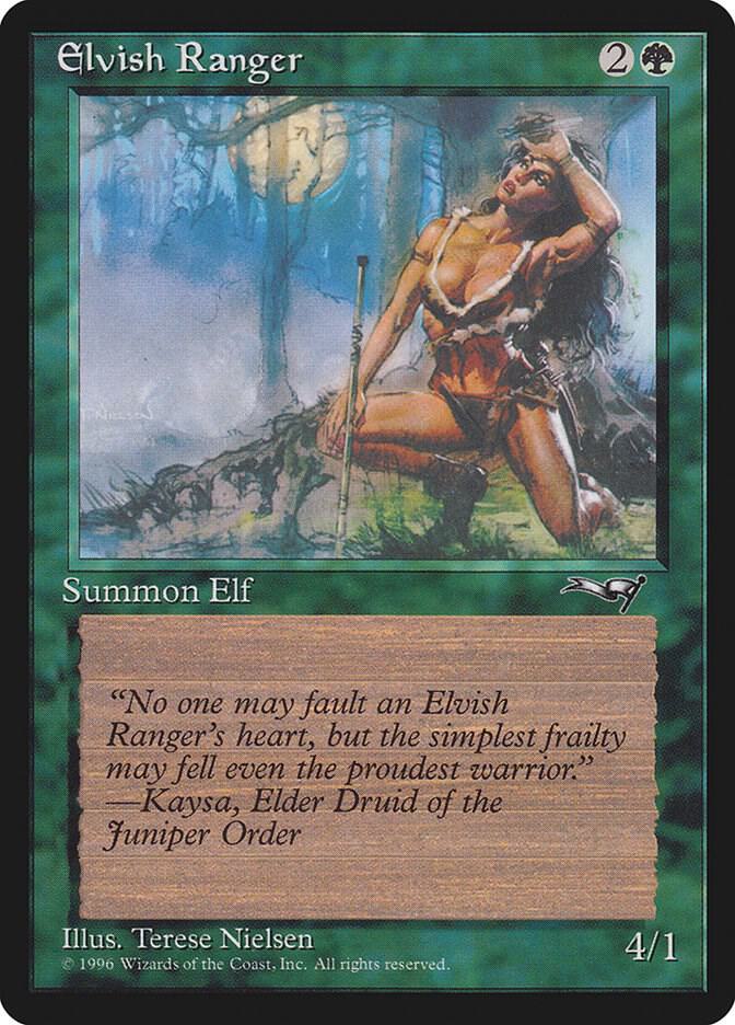 Elvish Ranger (Female) 68 card from Alliances