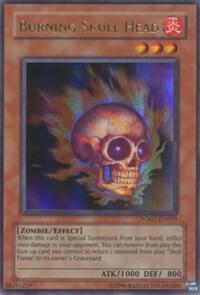 Burning Skull Head WB01-EN003 card from Yu-Gi-Oh! 5D's Wheelie Breakers Promotional Cards