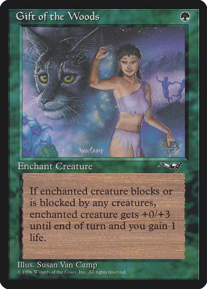 Gift of the Woods (Girl/Lynx) 74 card from Alliances