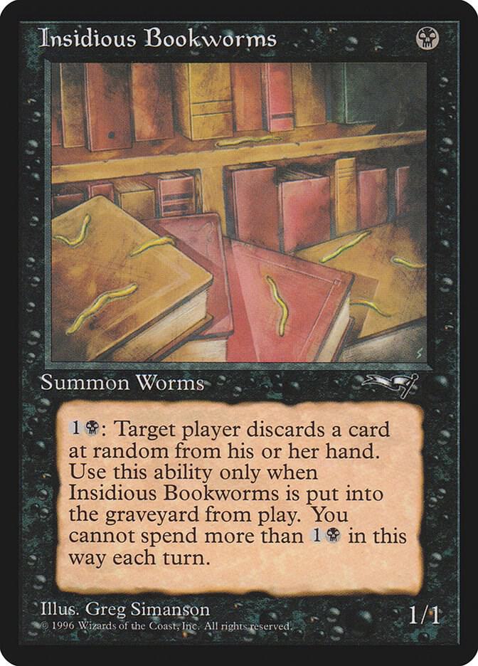 Insidious Bookworms 13 card from Alliances