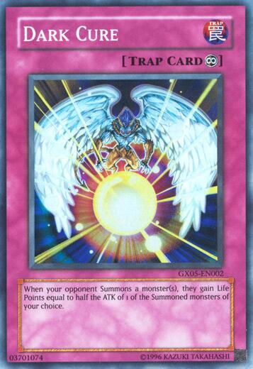 Dark Cure GX05-EN002 card from Yu-Gi-Oh! GX Tag Force Evolution Promo